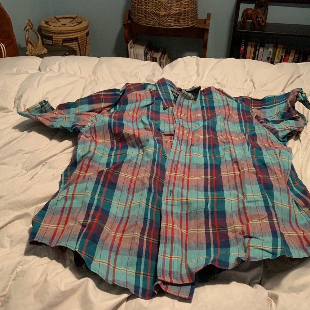 RALPH LAUREN POLO Men's Blaire SS Button Up. 2XL